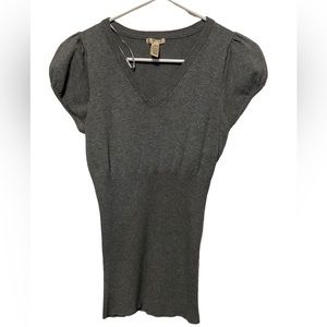 L Gray Winter Top.
